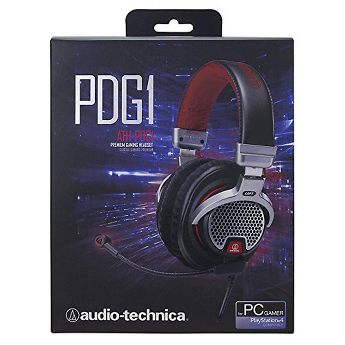 Audio-Technica Open-Air Premium Gaming Headset with 6-inch Boom Microphone & Deco Gear Stand