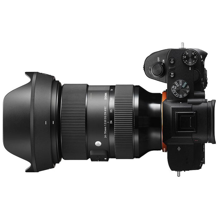 Sigma 24-70mm F2.8 DG DN Art Zoom Lens For Sony E Mount Mirrorless Camera Bundle