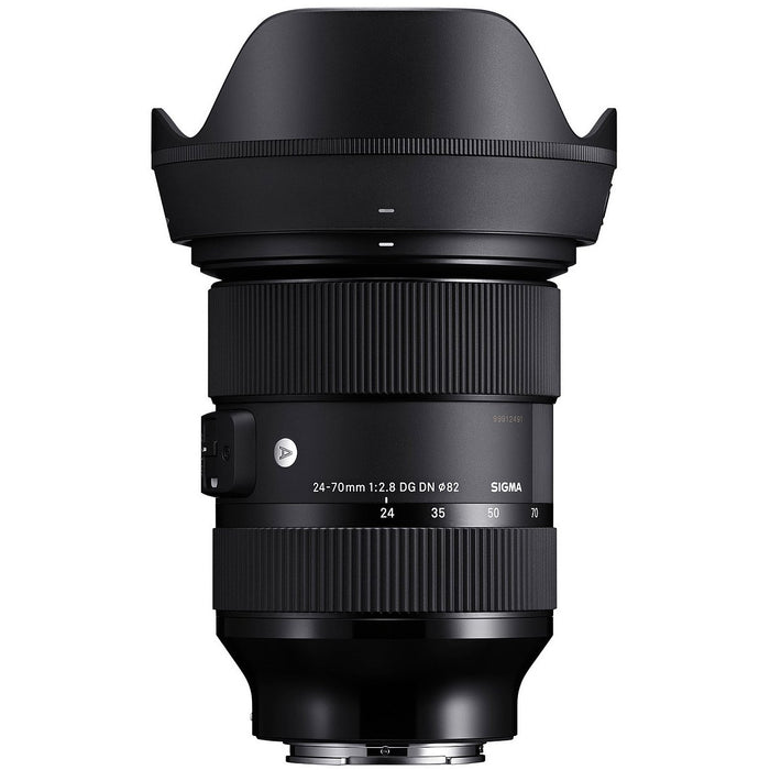 Sigma 24-70mm F2.8 DG DN Art Zoom Lens For Sony E Mount Mirrorless Camera Bundle