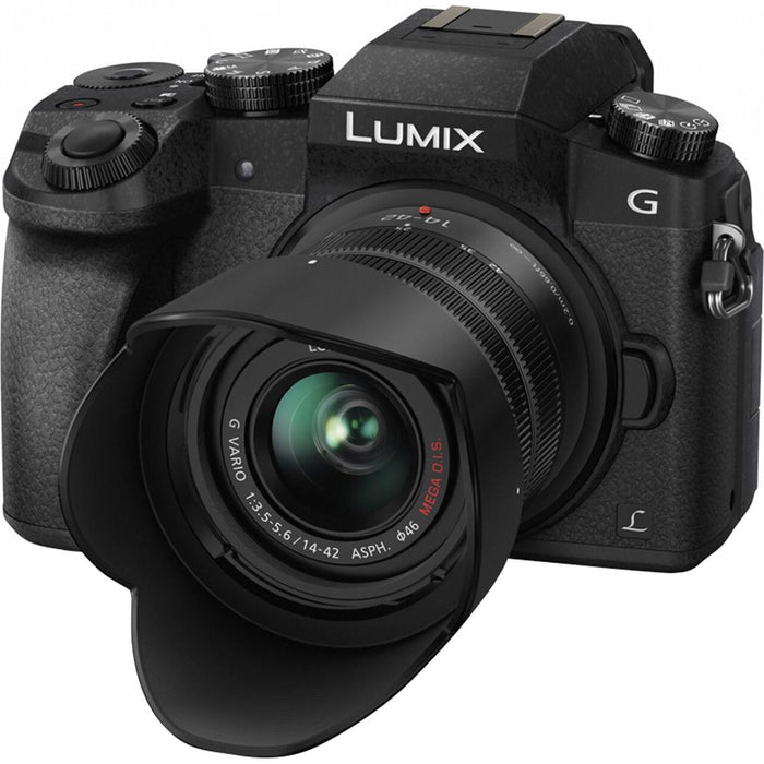 Panasonic  LUMIX G7 4K Digital Camera with LUMIX G VARIO 14-42mm and 45-150mm Lenses