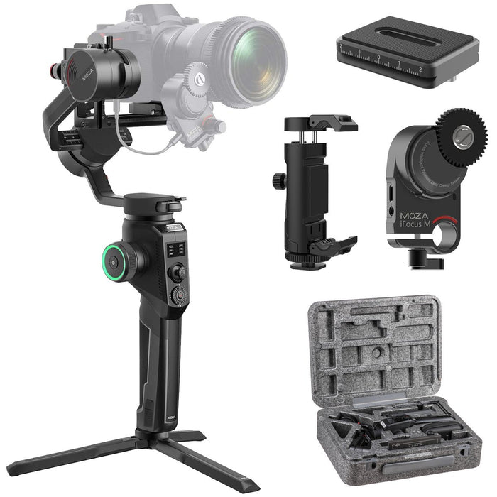 Moza AirCross 2 3-Axis Handheld Gimbal Stabilizer Pro Kit with Deco Gear Photo Bundle
