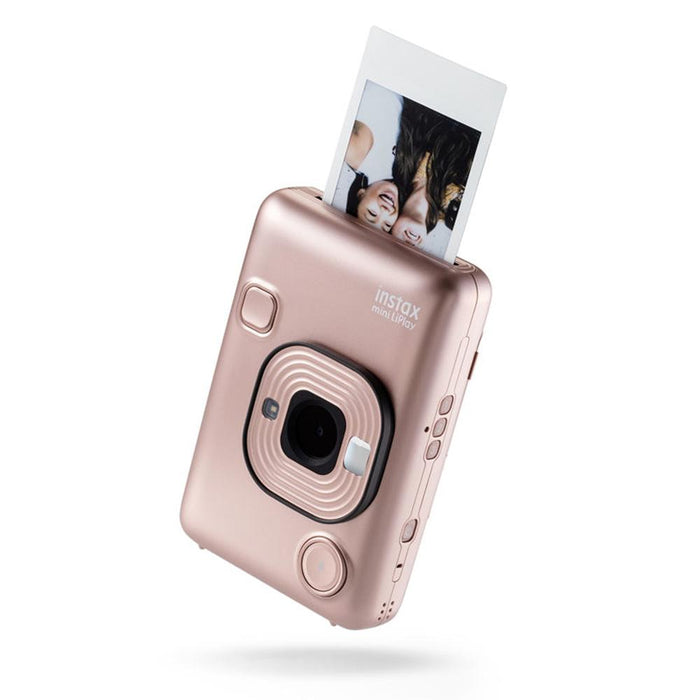 Fujifilm Instax Mini LiPlay(Blush Gold)(600021181) w/ 2x Mini Film, 2x Photo Album & More