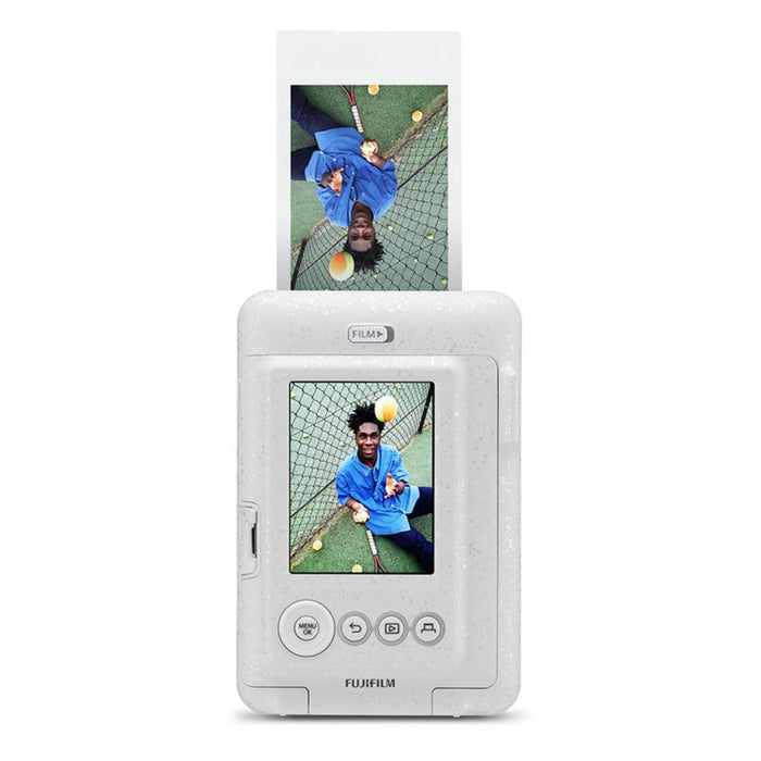 Fujifilm Instax Mini LiPlay (White)(600021182) w/ 2x Mini Film, 2x Photo Album & More