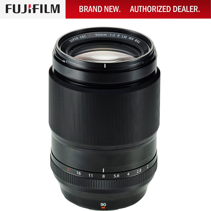 Fujifilm Fujinon XF90mm F2 R LM WR Fast Aperture X-Mount Lens