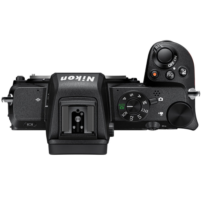 Nikon Z50 Mirrorless Camera Body Only 4K DX-Format FTZ Lens Mount Adapter Bundle
