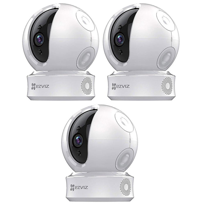 EZVIZ C6C 720p Indoor WiFi Security Camera 360 Degree Full Room Coverage 3 Pack