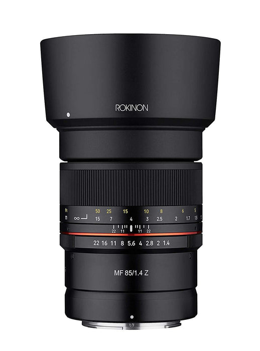Nikon Z7 Mirrorless Camera Body + Rokinon 85mm F1.4 Lens Backpack Deluxe Bundle