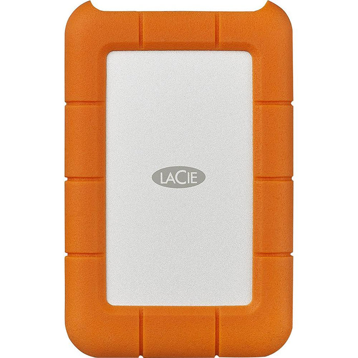 LaCie 2TB Rugged USB-C 3.0 External Hard Drive & Deco Gear Hard Case + More Kit