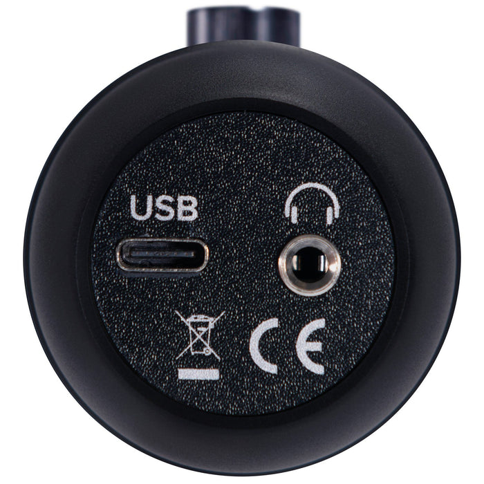 Mackie EleMent Series EM-USB USB Condenser Microphone with Deco Gear Pop Filter Bundle