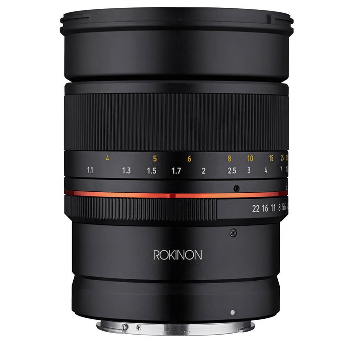 Rokinon 85mm F1.4 Full Frame Telephoto Prime Lens for Canon RF Mirrorless Camera Bundle