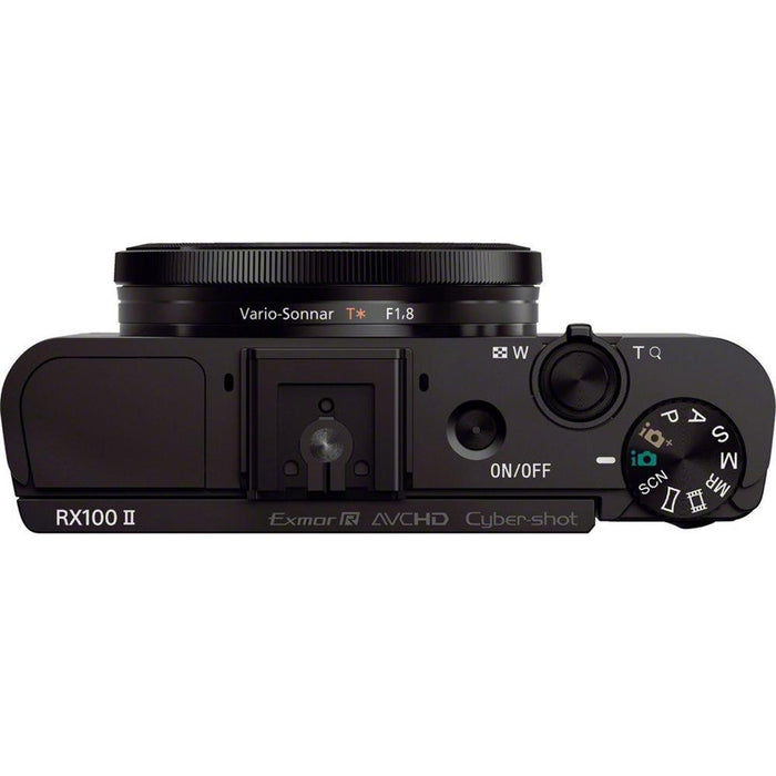 Sony Cybershot DSC-RX100M II Cyber-shot 20.2MP Digital Camera - Black OPEN BOX