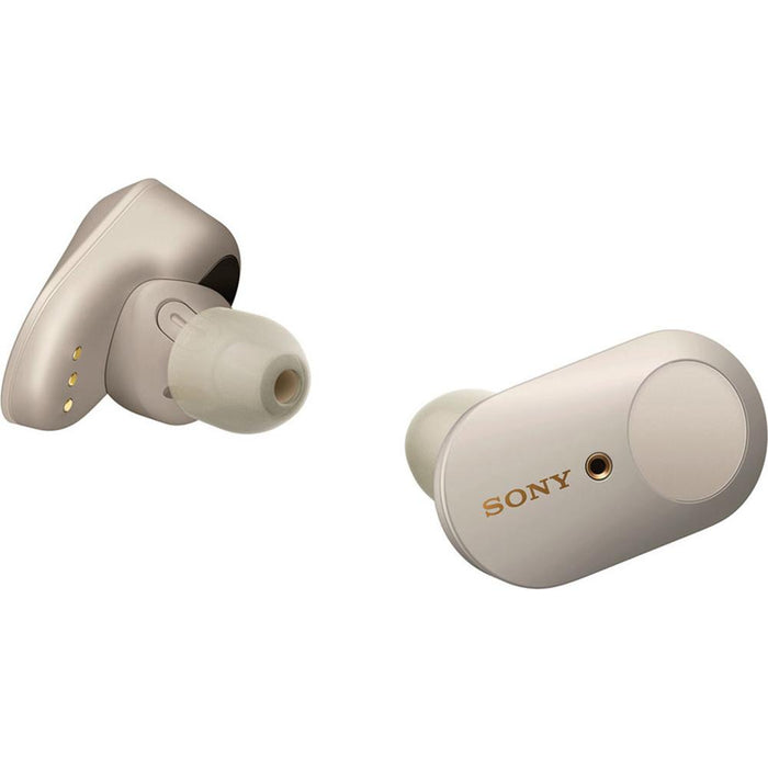 Sony WF-1000XM3 Industry Leading Noise Canceling Truly Wireless Earbuds (Silver)