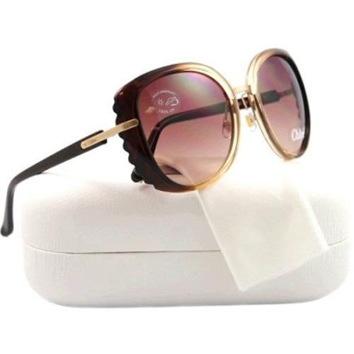 Chloe C02 Fashion Sunglasses - Chocolate Frame/Brown Lens (CL2250C02)
