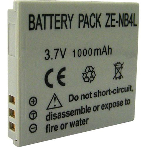 Zeikos NB-4L 900mAh Lithium Battery for Powershot SD940, SD1400 , SD960 , SD1000