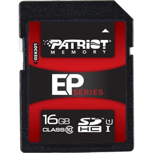 Patriot EP Series 16 GB Class 10 SDHC Card