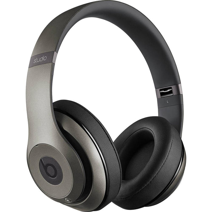 Beats By Dre Studio Bluetooth Wireless Over-Ear Headphone + Built-in Mic (Titanium) MHAK2AM/B