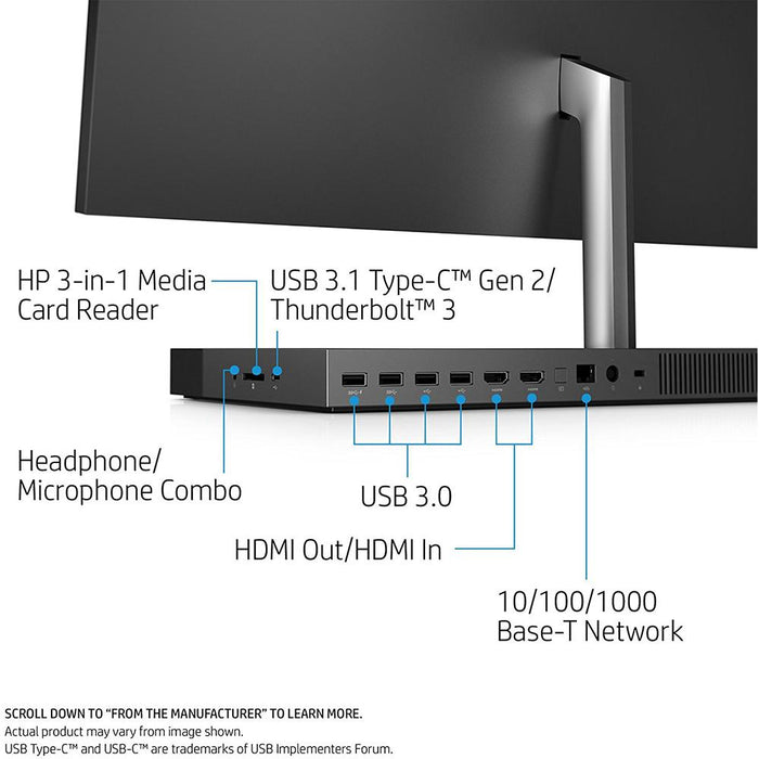 Hewlett Packard Envy 27-b120 Intel i7-7700T 256GB SSD 27" UHD All-in-One Desktop (OPEN BOX)
