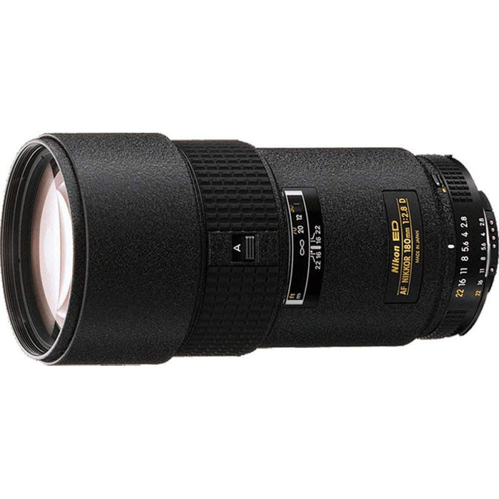 Nikon AF FX Full Frame NIKKOR 180mm f/2.8D IF-ED Prime Lens with Auto Focus (OPEN BOX)