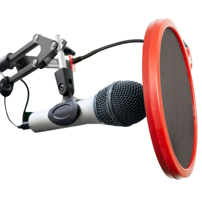 Mackie EleMent Series EM-91C Condenser Microphone w/ Deco Gear Pop Filter Wind Screen
