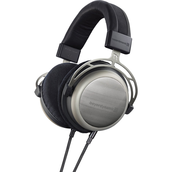 BeyerDynamic T1 Second Gen. Audiophile Stereo Headphone (718998) w/ Deco Gear Headphone Stand