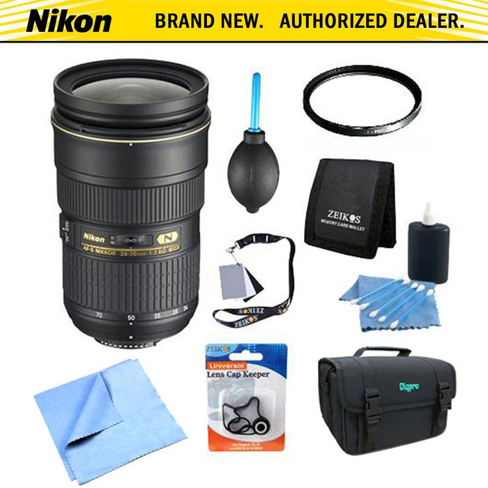 Nikon AF-S NIKKOR 24-70mm f/2.8G ED Lens Ultimate Bundle