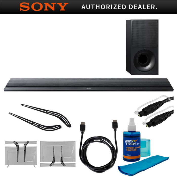 Sony Stylish 4K WiFi 2.1Ch Sound Bar (HT-CT790) w/Bluetooth&HDR Bracket Bundle