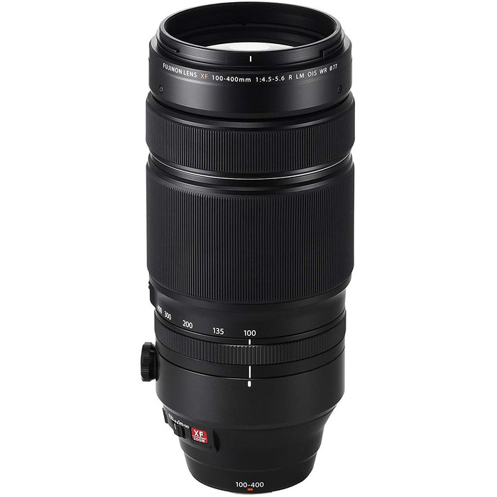 Fujifilm Fujinon XF 100-400mm F4.5-5.6 R LM OIS WR Lens For Mirrorless Camera Pro Bundle