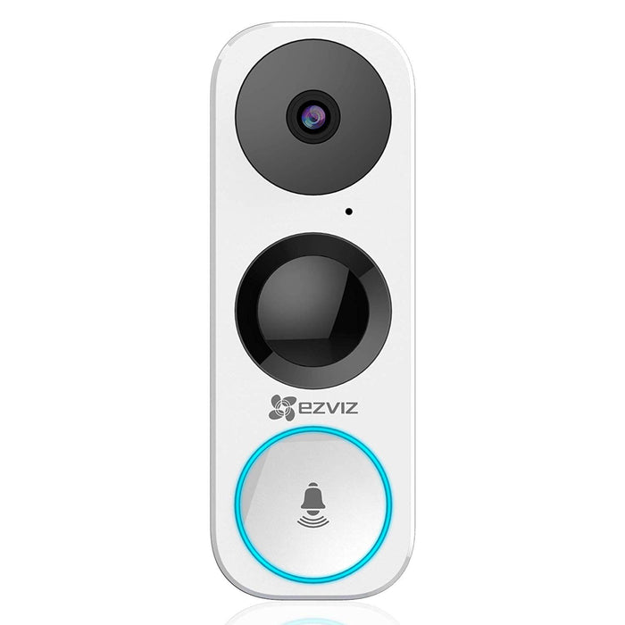 EZVIZ DB1 Smart Video Doorbell, Wi-Fi Ready, Vertical FOV + 2x Outdoor Security Camera