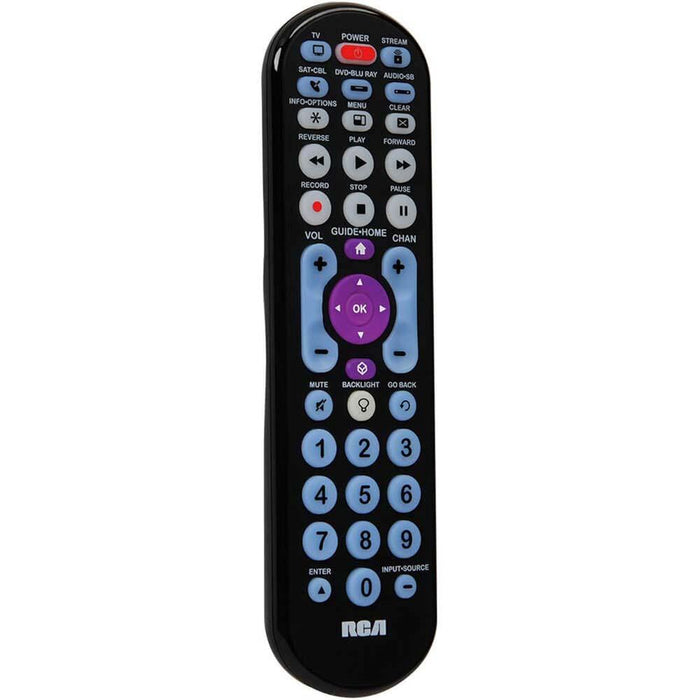 RCA 5-Device Universal Remote-Streaming Player & Sound Bar Compatible - Open Box