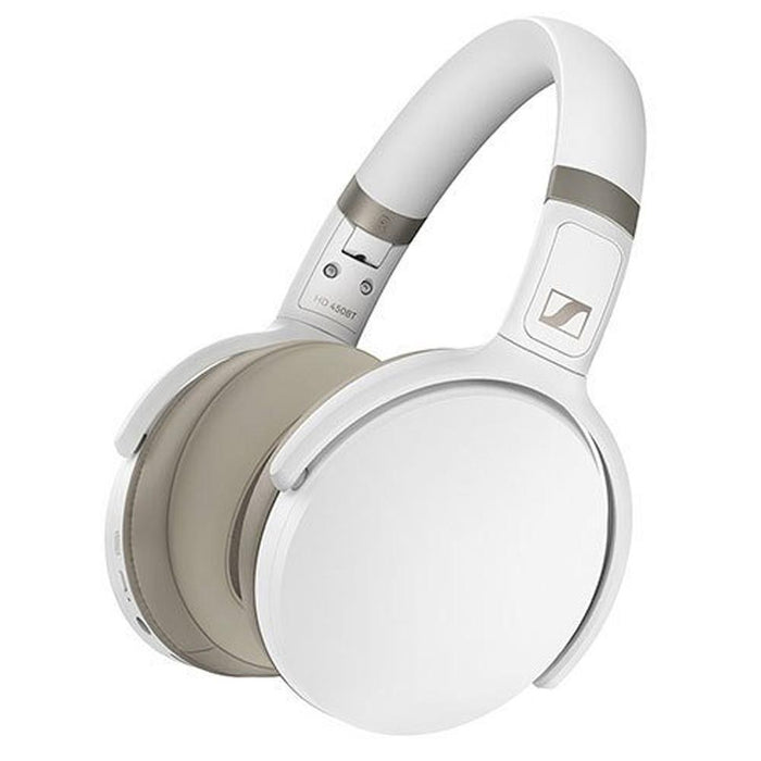Sennheiser Wireless Around Ear headphones with B.tooth 5.0 White + Wood Stand