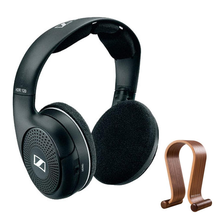 Sennheiser HDR 120 Wireless RF Expansion Headphones + Wood Headphone Stand