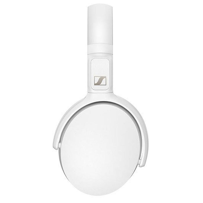 Sennheiser 508385 HD 350BT Bluetooth Around Ear White Headphones +Pro Stand Kit