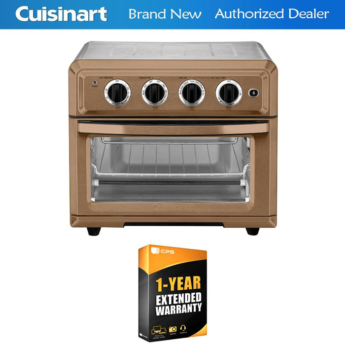 Cuisinart Convection Toaster Oven Air Fryer Copper + 1 Year Extended Warranty