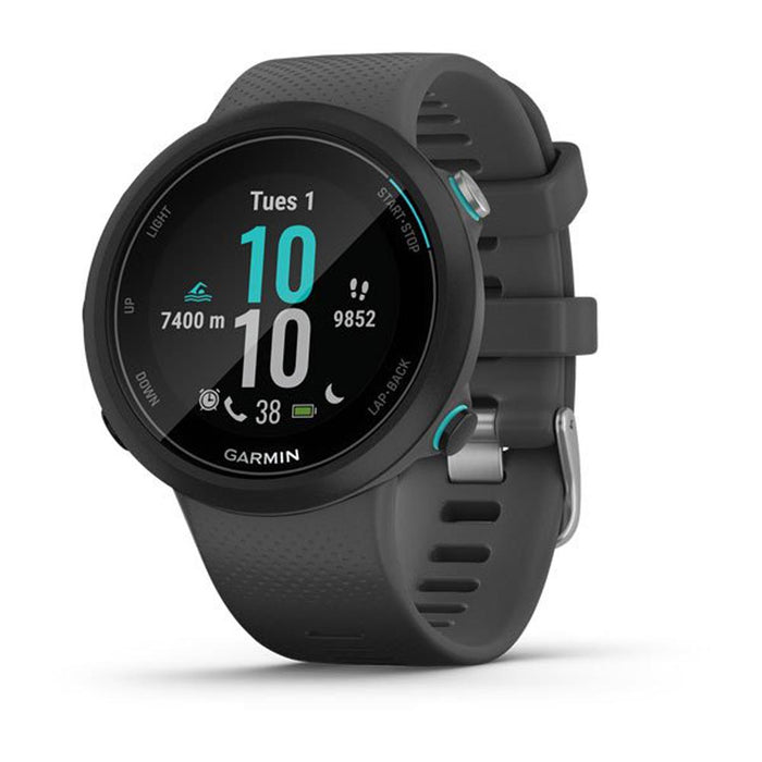 Garmin Garmin SWIM 2 GPS Swimming Smartwatch w/ Deco Gear Earbuds & Portable Power Bank