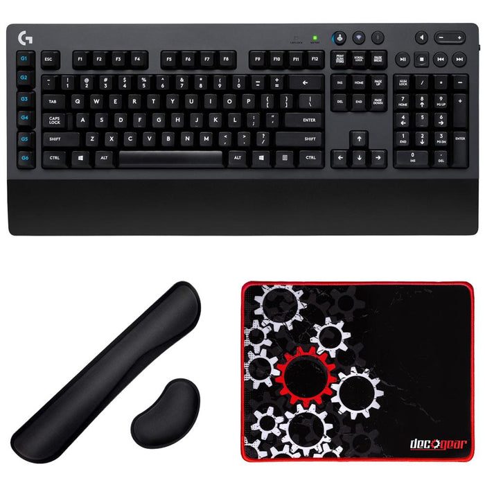 Logitech G613 Bluetooth Wireless Mechanical Gaming Keyboard w/ Accessories Kit