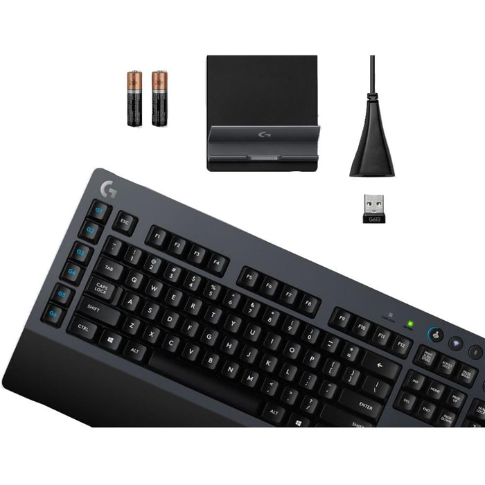 Logitech G613 Bluetooth Wireless Mechanical Gaming Keyboard w/ Accessories Kit