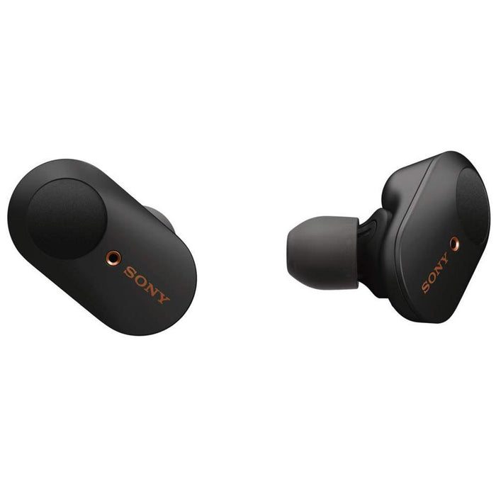 Sony WF-1000XM3 Noise Canceling Wireless Earbuds (Black) with Deco Gear Bag Bundle