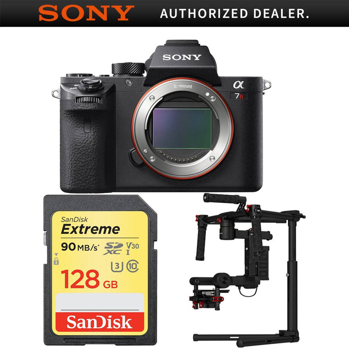 Sony a7R II Mirrorless Interchangeable Lens 42.4MP Camera with DJI Ronin M Gimbal Kit
