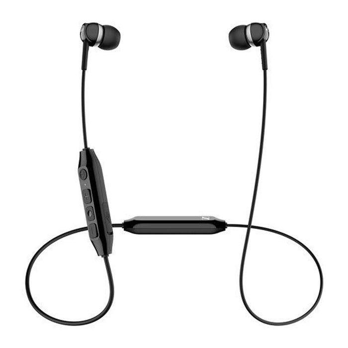 Sennheiser CX 350BT Black Bluetooth Earphones w/ Deco Essentials Drawstring Bag