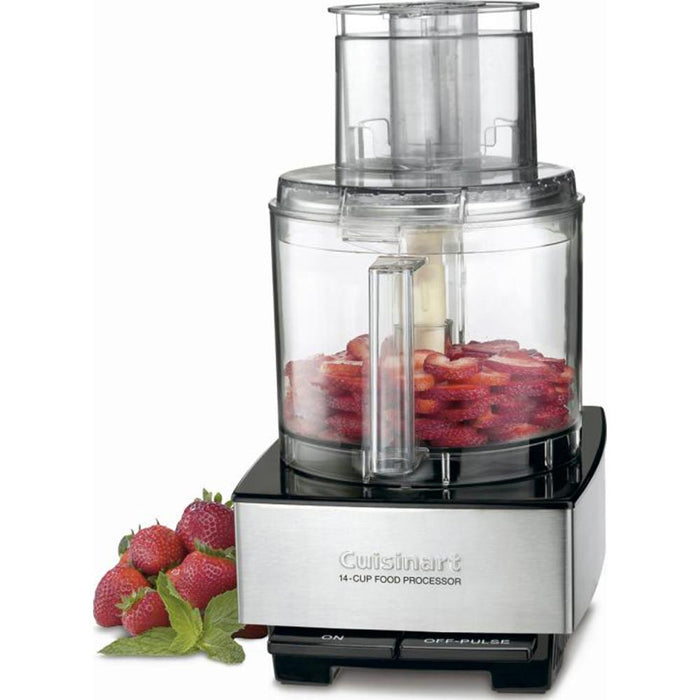 Cuisinart 14 Cup Food Processor with 5 Pc Knife Set and Cutting Board