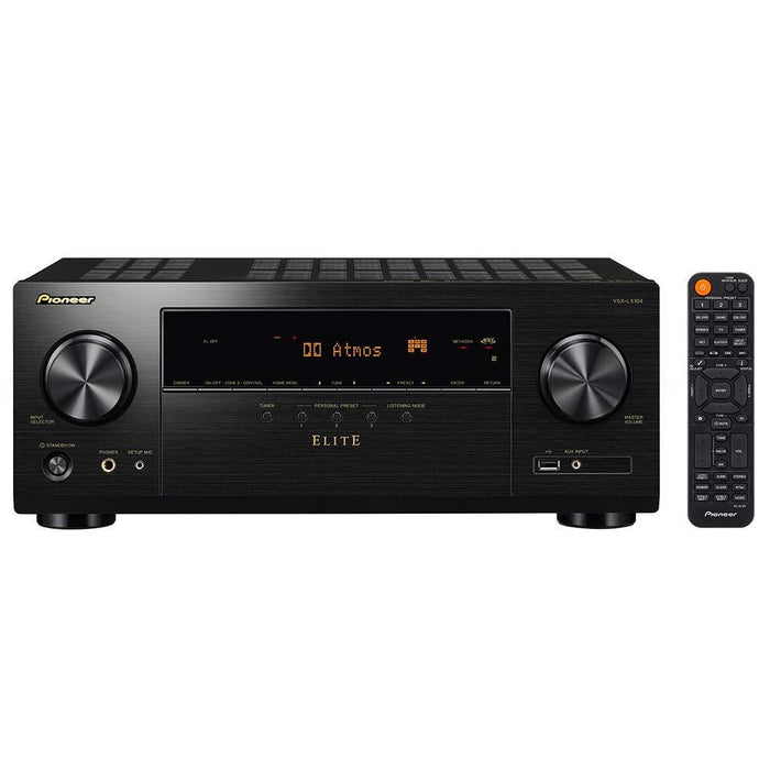 Pioneer AVR-S650H Audio Video Receiver, 5.2 Ch. 4K UHD Home Theater + Audio Cable kit