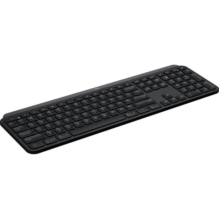 Logitech MX Keys Wireless Illuminated Keyboard w/ Wrist & Mouse Pads