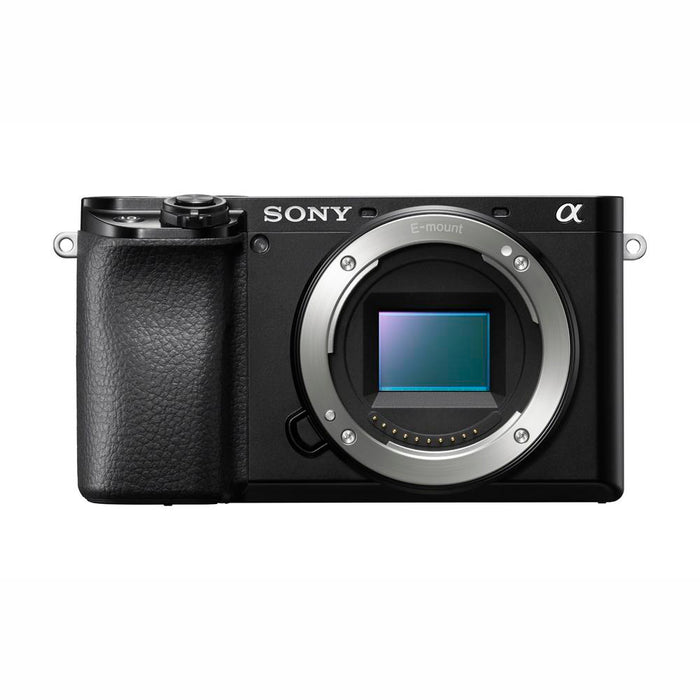 Sony a6100 Mirrorless Camera 4K Body + FE 50mm F1.8 Lens Kit SEL50F18F Bundle