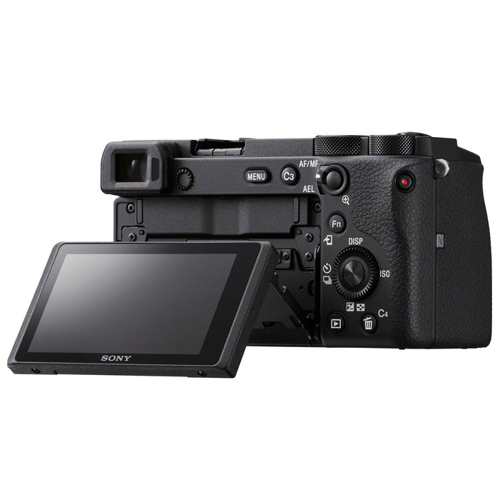 Sony a6600 Mirrorless Camera 4K Body + FE 50mm F1.8 Lens Kit SEL50F18F Bundle