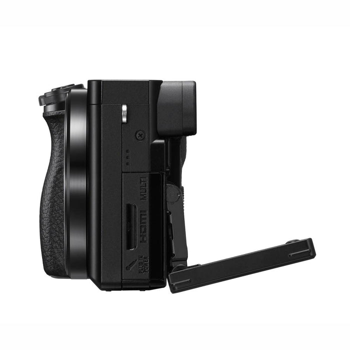 Sony a6100 Mirrorless Camera Body + FE 35mm F1.8 Prime Lens Kit SEL35F18F Bundle