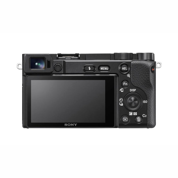 Sony a6100 Mirrorless Camera 2 Lens Kit 16-50mm + FE 50mm F1.8 SEL50F18F Bundle