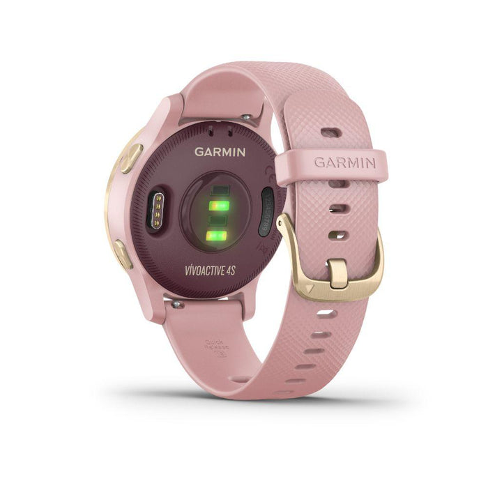 Garmin Vivoactive 4S GPS Smartwatch w/ Fitness Music Dust Rose/Gold + Extended Warranty