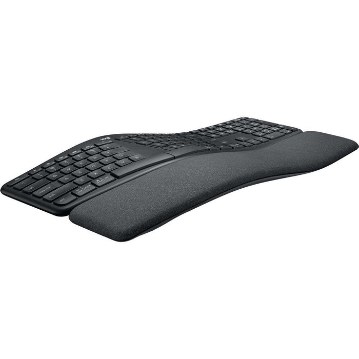 Logitech ERGO K860 Wireless Bluetooth Split Ergonomic Keyboard w/ Mouse and Wrist Pads