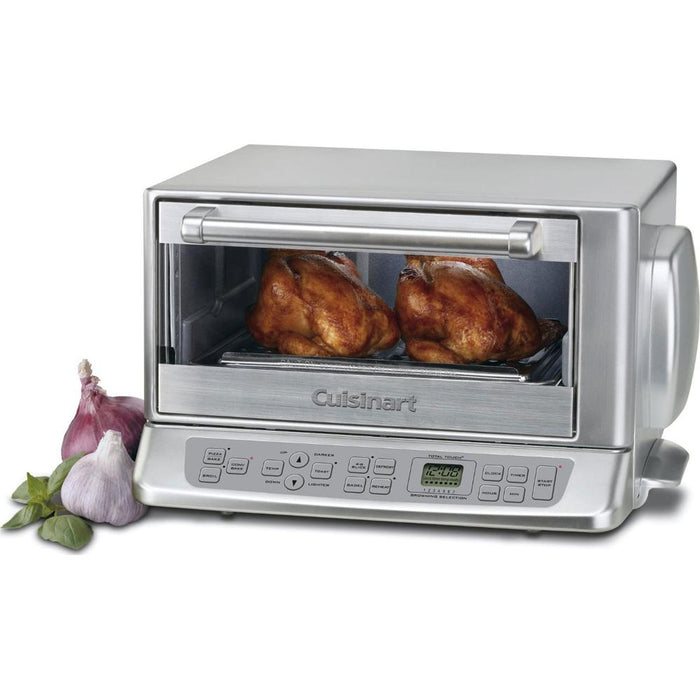 Cuisinart TOB-195 Exact Heat Convection Toaster Oven Broiler + Warranty Bundle