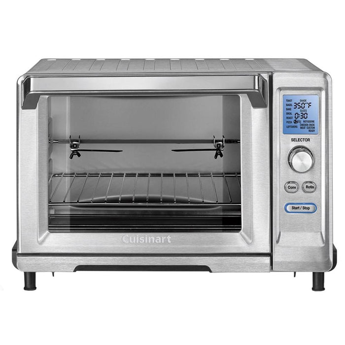 Cuisinart TOB-200WS Rotisserie Convection Toaster Oven + 1 Year Warranty Bundle